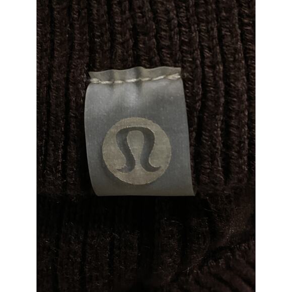 Lululemon 'Reversible' Black Crossover Sweater Size 8 - Picture 4 of 5